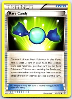 Rare Candy 85/101 Uncommon Plasma Blast Pokemon LP Ueda - Image 1