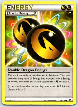 Double Dragon Energy 97/108 Uncommon Roaring Skies Pokemon DMG Graphics - Image 1