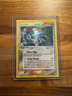 Pokemon TCG Armaldo 1/110 EX Holon Phantoms Stamped Holo HP/DMG - Image 1