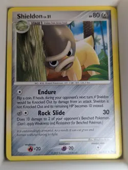 Shieldon 62/127 Uncommon Platinum Pokemon Near Mint - Image 1