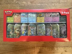 Costco Pokemon Scarlet Violet Prismatic Evolutions 8 MINI TINS Lot of 6- SEALED - Image 2