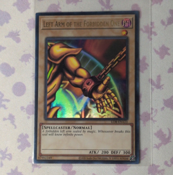 Konami Left Arm of the Forbidden One LOB-EN123 Ultra Rare Holo Unlimited - Image 1