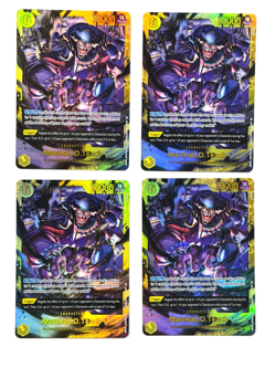 One Piece TCG 4 card playset Marshall.D.Teach SEC OP16-119 The Time of Battle NM - Image 1