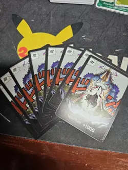 (x08) OP05 Don!! Alt Art Kaido and Luffy One Piece TCG Awakening Of The New Era - Image 1