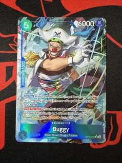 One Piece Buggy Super Rare Alt Art Op16–048 The Time Of Battle - Image 1