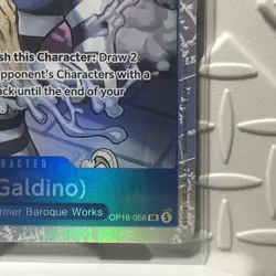 Mr.3(Galdino) (056) OP16-056 One Piece The Time of Battle Foil Super Rare NM - Image 5