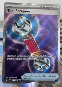Tool Scrapper 115/086 Ultra Rare Chaos Rising Pokemon Holo NM Card - Image 1