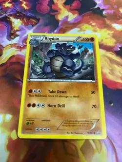 Rhydon 75/160 XY-Primal Clash Regular NM-Mint Pokemon TCG - Image 1