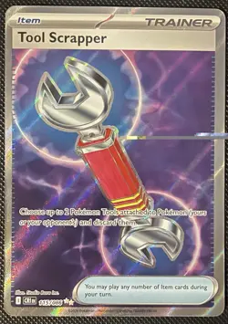 Tool Scrapper 115/086 Pokemon Chaos Rising Full Art Ultra Rare Pokemon NM - Image 1