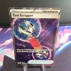 Tool Scrapper 115/086 Full Art Double Ultra Rare Pokemon Chaos Rising ME04 NM - Image 1