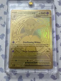 Pokemon TCG Mega Evolution - Mega Gardevoir ex 187/132 - Gold Hyper Rare NM - Image 1