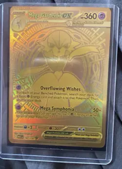 2025 Pokemon Mega Evolution Gold Hyper Rare Mega Gardevoir ex #187/132 - NM/M - Image 1