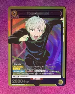 Union Arena Jujutsu Kaisen JJK Toge Inumaki UE03BT/JJK-1-005 SR English - Image 3