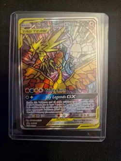 Pokemon Card - Moltres Zapdos Articuno GX SM210 - Hidden Fates Tag Team - NM - Image 1