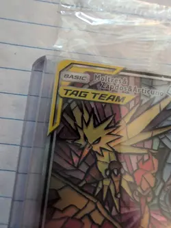 Pokemon TCG Moltres & Zapdos & Articuno GX SM210 Promo TAG TEAM Holo ENG - Image 3