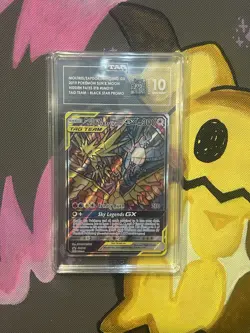 Pokemon Moltres Zapdos Articuno GX Tag Team #SM210 TAG 10 Gem Mint - Image 1