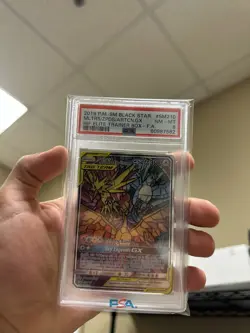 Pokemon Company Moltres & Zapdos & Articuno GX SM210 Promo Holo TAG TEAM PSA 8 - Image 1