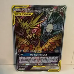 Pokemon Moltres & Zapdos & Articuno GX SM210 Promo TAG TEAM GX - Image 1