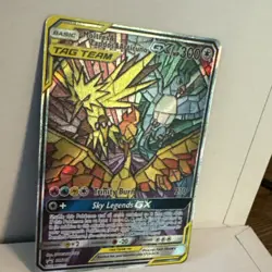 Pokemon Moltres & Zapdos & Articuno GX SM210 Promo TAG TEAM GX - Image 3
