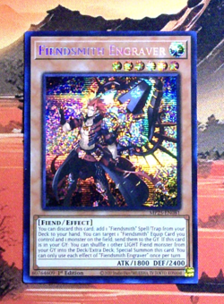 YuGiOh! Fiendsmith Engraver MP25-EN081 1st Edition NM PSR - Image 1