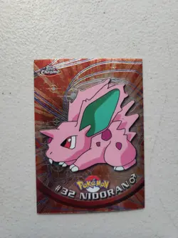 2000 Topps Chrome Pokemon Series 1 #32 Nidoran MP Free Shipping - Image 1