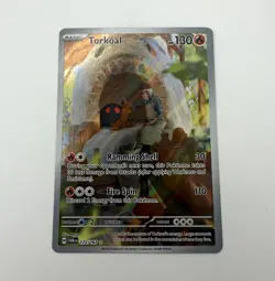 Pokemon TCG Torkoal 172/167 Sv06 Twilight Masquerade Illustration Rare Holo EN - Image 1