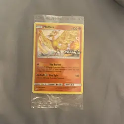 Moltres Holo - 19/181 - Sun & Moon Team Up Stamped - Pokemon TCG Sealed Promo - Image 1