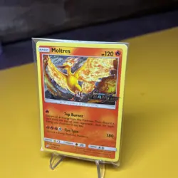 Moltres Holo - 19/181 - Sun & Moon Team Up Stamped - Pokemon TCG Sealed Promo - Image 1