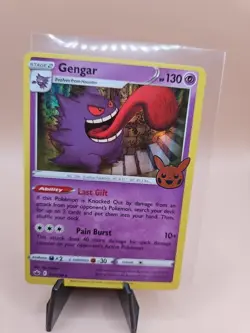 2021 Pokemon Chilling Reign Gengar #57 Rare Holo Halloween Trick Or Trade - Image 1