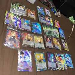 Vegeta 36 dragon ball Super Card Game rare r Holo Set Collection Lot deck bundle - Image 2