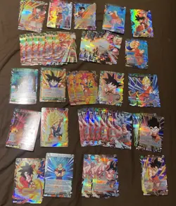 Son Goku Dragon Ball Super Card Game rare r Holo Set Collection Lot deck bundle - Image 1