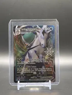 Ice Rider Calyrex Vmax 046/198 Pokemon Holiday Calendar Snowflake Stamped - Image 1