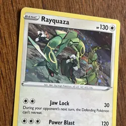 Pokemon Sword And Shield Black Star Promo Holo Rayquaza SWSH029 - Image 2