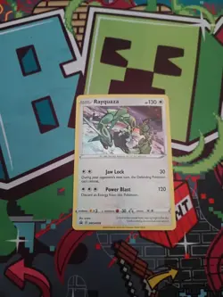 Rayquaza Black Star Promo Cosmos Holo SWSH029 Sword And Shield Pokemon - Image 1