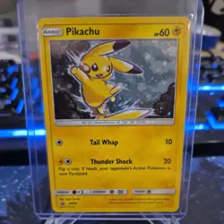 Pokemon - Pikachu Holo - Promo Sm98 Sun And Moon NM - Image 1