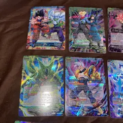Dragon Ball Super Card Game Masters Shiny Holo Leader Back Front Set Lot Psa Bgs - Image 2