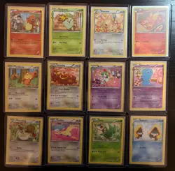 Pokemon Radiant Collection Commons 12-Card Lot (Charmander, Chikorita & more) - Image 1