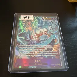Bandai One Piece Card Game Enel OP15-118 Alt Art SEC - Image 3
