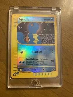 Squirtle Reverse Holo Foil Card 132/165 Expedition Base Set Pokemon - Image 3