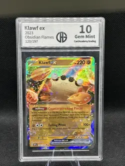 Klawf EX Obsidian Flames Double Rare Holo Card 120/197 - Image 1