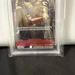 One Piece Card Game Chinese Sanji OP01-013 Exclusive 1st Anniversary PSA 9 - Image 3