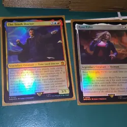 Magic: The Gathering card lot Doctor Who The Tenth Doctor Rose Tyler deck opened - Image 1