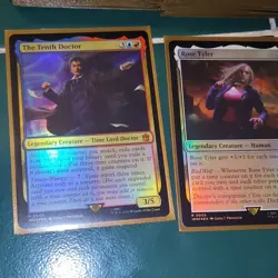 Magic: The Gathering card lot Doctor Who The Tenth Doctor Rose Tyler deck opened - Image 2