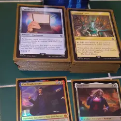 Magic: The Gathering card lot Doctor Who The Tenth Doctor Rose Tyler deck opened - Image 3