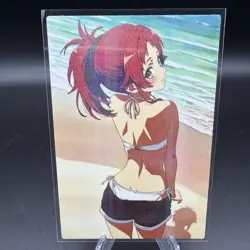 Aisha Holographic Anime Collectible Trading Card - Image 2