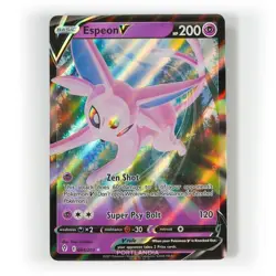 Pokemon - Espeon V - 064/203 - SWSH Evolving Skies - Half Art Card - Image 1