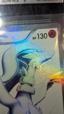 2010 Reshiram Full Art Black Collection Korean Pokemon Card BGS 9 - Image 5