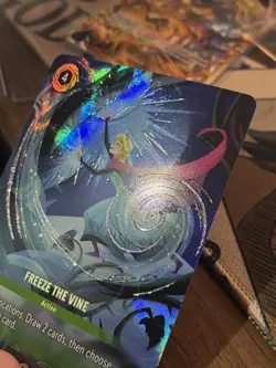 Disney Lorcana TCG Freeze the Vine Enchanted 231/204 card [MP - Read Desc.] - Image 2