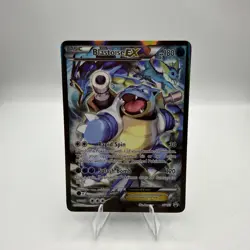 Pokemon TCG Card - Blastoise EX XY122 Black Star Promo Full Art XY Holo Rare - Image 1