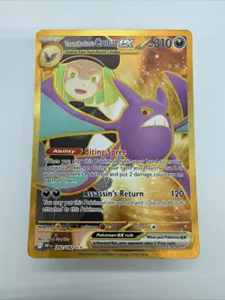 Pokemon TCG Destined Rivals Team Rockets Crobat EX Card 242/182 - Image 1